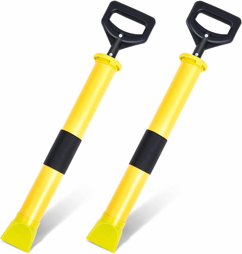 Gisafai 2 Pack Speed Filler Compound Tubes, ABS Reusable Hand Pump with Comfort Grip Flat Nozzle, for Filling Grouting Pointing Caulking Mortar Application, Easy Clean Drywall Cement Tool