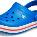 Crocs Kids Crocband Lightweight Slip-On Clogs (1 Little Kid, Blue Bolt)