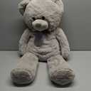 MorisMos Giant Teddy Bear Stuffed Animal 3ft-36 inch Big Teddy Bear for Baby Shower Decor, Large Stuffed Bear Gifts for Girl Boy Women on Birthday Christmas,Grey