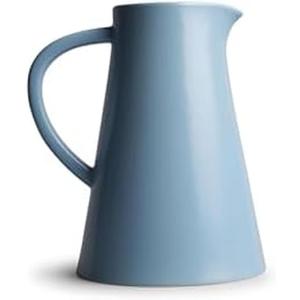 Year & Day Ceramic Pitcher, Lagoon Blue, 58 Ounce