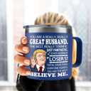 Christmas Husband Gifts From Wife - Husband Mug - Wedding, Anniversary, Birthday Gift For Husbands - Christmas Gift Mug For Husbands, Groom, Him, Men - Stainless Steel Tumbler 14OZ