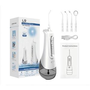 Portable Water Flosser Cordless - 4 Cleaning Modes & 50-Day Long Battery Life, IPX7 Waterproof Compact Design, Type-C Charge Oral Irrigator for Travel/Home/Office, Ideal for Sensitive Gums & Braces (White)