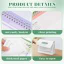 Small Desk Calendar 2026, Small Standing Flip Desk Calendar 2026: July 2025-December 2026, Monthly Planner For Scheduling, Organizing, Home & Office - Purple