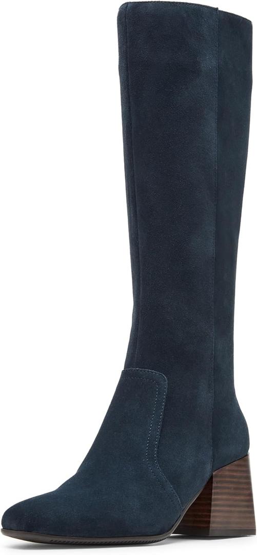 Blondo Waterproof Tessa Boot, Navy Suede, 6.5