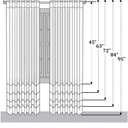 RYB HOME White Sheer Curtains Linen Texture Window Panels, Semi Sheer Light Filetring Rod Pocket & Back Tab Drapes for Bedroom, 52 x 84 inches, Pack of 2