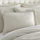 Levtex Home - 100% French Flax Linen - King Sham - French Flax Washed Linen - Natural - Sham Size (36 x 20in.)