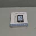 Indoor Outdoor Thermometer Wireless Weather Station External Thermometer Hygrometer Monitor with 330ft Range Remote Sensor, Battery Operated Backlit Display (Black)