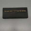 Inspirational Solid Wood Sign/Plaque, Made in USA, Office Desk Decor Gifts (Black, I'm Only Here Until I Win The Lottery)