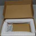 White Floating Shelf Bracket 12 Inch, 8 Pack Heavy Duty Shelf Brackets, Black Wall Shelf Bracket for DIY Decorative with Mounting Hardware (L 12" x H 6" x W1.5")