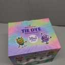 30 Colors Tie Dye Kit, Tie Dye Set for Kids, Pre-Filled Tye Dye Bottles, Non Toxic Permanent Fabric Dye Art Set, Easy DIY Fabric Art - Create Fun (30 Colors)
