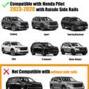 KINGGERI 300lbs Lockable Roof Rack Cross Bars for Honda Pilot 2023-2026