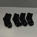 Rahhint Coolmax Compression Boys Youth Running Basketball Socks 4 Pairs Cushion Quarter Anti-Blister Athletic Socks size: M (5-8 years)