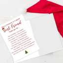 8 x Funny Christmas Card for Best Friend, Happy Xmas Holiday Gift Idea for Bestie Sister, Merry Christmas to A Special Friend Card (es148)