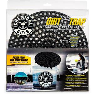 Chemical Guys Cyclone Dirt Trap Car Wash Bucket Insert - Filter Removes Dirt and Debris While You Wash, Helps Prevent Scratches, Perfect for Cars, Trucks, SUVs, RVs, and Motorcycles - 12 inch, Black