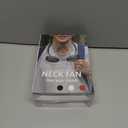 2 x Neck Fan, Hand Free Portable Neck Fans For Women, Kids, and Men, 3 Speed Adjustable Hanging Around Necklace Fan, Rechargeable Battery Operated Wearable Fan Personal Fans Cooling Neck Fan (Black)