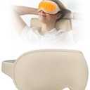 Sleep Mask, EVA BELLE Heated Eye Mask, Electric Sleeping Eye Mask, Warm Eye Compress Mask for Dry Eyes Stye Relief, Adjustable Temp & Timer, Electric Eye Heating Pad for Men Women-Graphene Heating