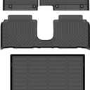 Binmotor-Floor Mats & Cargo Liner for 2025 2026 Hyundai Ioniq 5 (with Sliding Console), All Weather Car Mats Liners Cargo Trunk Mat Accessories