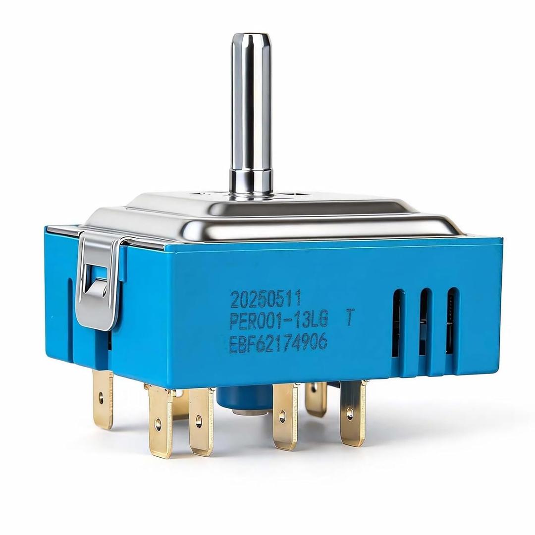 PER001-13S T, PER001-13LG T OEM Range Switch Rotary Replacement for LG Electric Range EBF62174901, EBF62174906