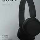 Sony WH-CH520 Wireless Headphones Bluetooth On-Ear Headset with Microphone and up to 50 Hours Battery Life with Quick Charging, Black