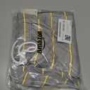 Amazon Essentials Mens 9" Swim Trunks with Mesh Lining, Pockets, Drawstring Closure (X-Small, Grey Stripe)