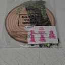 Zopeal 2 Pcs Woodland Cupcake Stand Wooden Cupcake Stand Decoration Western Cake Holder Camping Cake Holder for Woodland Baby Shower Decoration Forest Safari Birthday Party Supplies (Green Leaf)