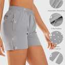 ALLZERO Women's Running Shorts 5" Quick Dry Lightweight Athletic Workout Shorts with Zip Pockets Hiking (XL)