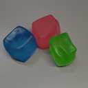 3Pcs Stress Cube Squishy Toys, Slow Rising Ice Cube Stress Balls, Sensory Fidget Toys for Anxiety Relief, Sensory Ice Nee Cube Gel Filled Squishy Ball Toys for ADD/ADHD Kids Adults(Blue, Green, Pink)