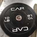 CAP 10lb Economy Olympic Bumper Plate, Pair