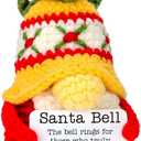 Cute Christmas Stocking Stuffers White Elephant Gifts for Her Him Friends Coworker Neighbors Women Men, Christmas Tree Ornament Hanging Decoration Desk Decor, Crochet Gnome