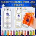 AmazingSpark 72 Pcs Class of 2026 Graduation Gift Set 13.5 oz Graduation Plastic Cups Bulk with Lids Straws Inspirational Notebooks Motivational Pens Gift for Congrats Grad Party Favors Supplies