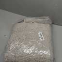 Bathroom Rugs Sets 3 Piece, Bath Mats for Bathroom Non Slip, Thick Chenille Bath Rug, Soft and Absorbent Shaggy Bathroom Mat Set, Machine Wash & Quick Dry Durable Carpet for Bath, Kitchen, Dry Grey (16"x24"+20"x32"+U Shape 20"x20")