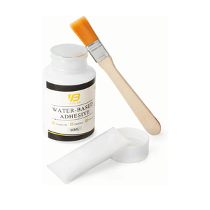 Gilding Adhesive Kit, Gold Leaf Sheets Glue, Gold Foil Paint for Craft Art, Epoxy Resin, Glass, Wood Use（90 ml + Brush + Gloves)