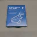 Plantar Fasciitis Night Splint Socks with Arch Support - Soft Plantar Fasciitis Relief Brace for Heel Spurs, Achilles Tendonitis & Foot Drop - Comfortable Sleep Foot Brace for Women and Men Gray-M