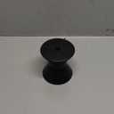 Seachoice Molded Bow Roller, Black, Boat Trailer, Various Sizes (4 In. x 1/2 In.)