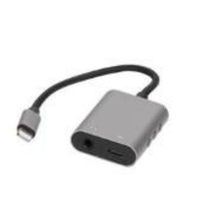 Lightning to 3.5 mm Audio Adapter and Power Converter