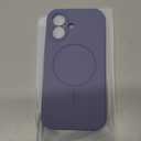 Miracase Magnetic for iPhone 17 Case, Compatible with MagSafe, Integrated Silicone Camera Control Cover, 3.0mm Thicken Shockproof Drop Protection Phone Case for 17,Lavender Gray