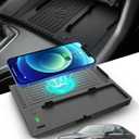 CarQiWireless Wireless Charger for Honda Civic 2026 2025 2024 2023 2022,Automotive Center Console Organizer Wireless Charging Pad for 2022-2026 Honda Civic Sport Accessories