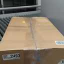 Rubbermaid Cleverstore 41 Quart Plastic Tote Container Bin with Latching Lid and Handles for Reusable, Stackable Home Office Storage, Clear (Pack of 4)