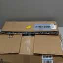 Adjustable Garden Rake for Leaves 36 to 73 Inch 25 Tines with Leaf Scoops, 32 Gallon Self Standing Yard Waste Bag Hoop, 2 Pairs Latex Coated Gloves