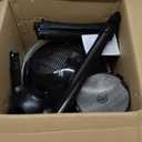 1875W Ionic Standing Hair Dryer, Professional Salon Bonnet Dryer on Wheels, Adjustable Hood & Height, 3 Heat Settings, Quick Shut-Off Rolling Hair Steamer Machine for Deep Conditioning & Styling, Gray