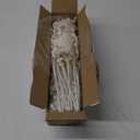 30 Pack White Christmas Tree Picks and Sprays, Christmas Tree Ornaments Artificial Flowers Glitter Berry Stems Faux Cedar Branches for Winter Wedding Holiday Party Home Garland DIY Xmas Decorations