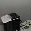 Sweetcrispy Countertop Ice Maker Machine, Portable Self-Cleaning Ice Machine with Ice Scoop, Basket and Handle, 9 Cubes in 6 Mins, 26.5lbs/24Hrs, 2 Sizes of Bullet Ice for Home Kitchen, Coal Black