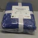 AmyHomie Cooling Blanket King Size, 100% Rayon Derived from Bamboo, Cool Summer Blanket for Hot Sleepers Soft Comfy Waffle Lightweight Blankets for All Seasons(Blue Violet, 108×90in)