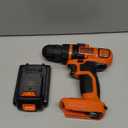 BLACK+DECKER 20V MAX Cordless Drill and Driver, 3/8 Inch, With LED Work Light, Battery and Charger Included (LDX120C)