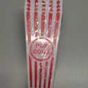 Novelty Place Plastic Red White Striped Classic Popcorn Containers for Movie Night - 7.8 inch Tall x 3.8 inch Square (4 Pack)