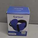 Travel Pillows for Airplanes, Airplane Pillow for Long Flight, Airplane Head Strap with Eye Mask for Sleep, Travel Neck Pillow for Car Road Trip, 360 Support Headrest, Stop Bobblehead, Black