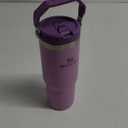Stanley IceFlow Flip Straw Tumbler with Handle 30 oz | Twist On Lid and Flip Up Straw | Leak Resistant Water Bottle | Insulated Stainless Steel |BPA-Free | Lilac