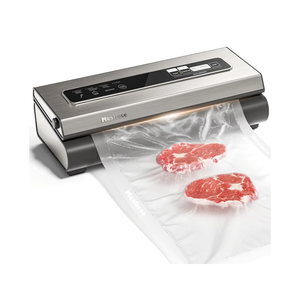 Vacuum Sealer Machine Powerful 90Kpa Precision 6-in-1 Compact Food Preservation System with Cutter, 2 Bag Rolls & 5 Pre-cut Bags, Widened 12mm Sealing Strip, Dry&Moist Modes (Silver)