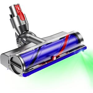 Vacuum Head Replacement for Dy-Son V10, V7, V8, V11, V15 Direct Drive Motor-Head Brush Roller for Dyson Vacuum Attachments Parts LED Headlights 270 Torque Brush Head for Hardwood Floor and Carpet (Large)
