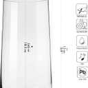Krosno Tall Water Glasses, Set of 6, 18.3 oz, Avant-Garde Collection, Lightweight Crystal Glass, Perfect for Everyday, Dishwasher Safe, Made in Europe